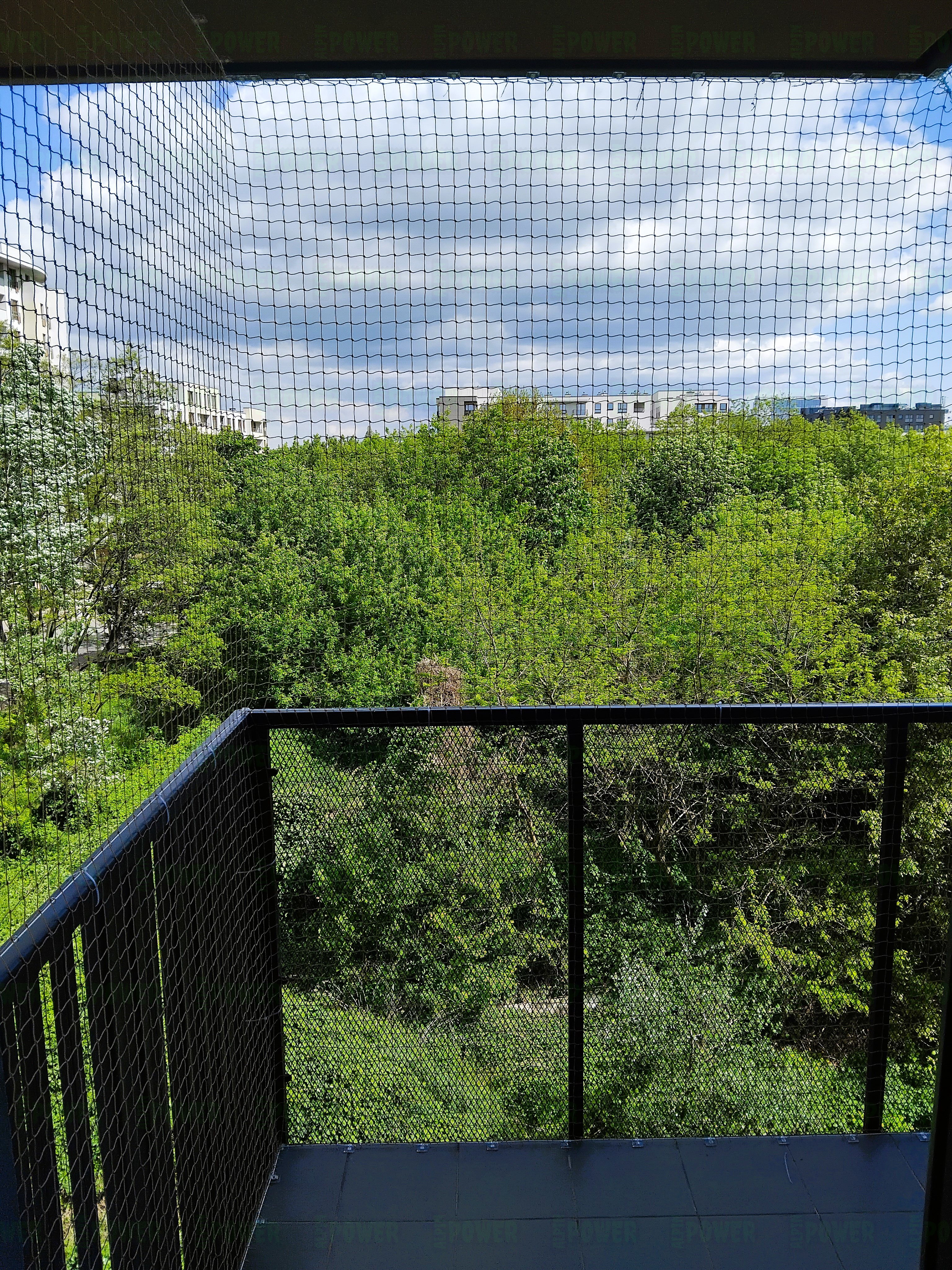  Siatka dla kota na balkon montaż BEZINWAZYJNY