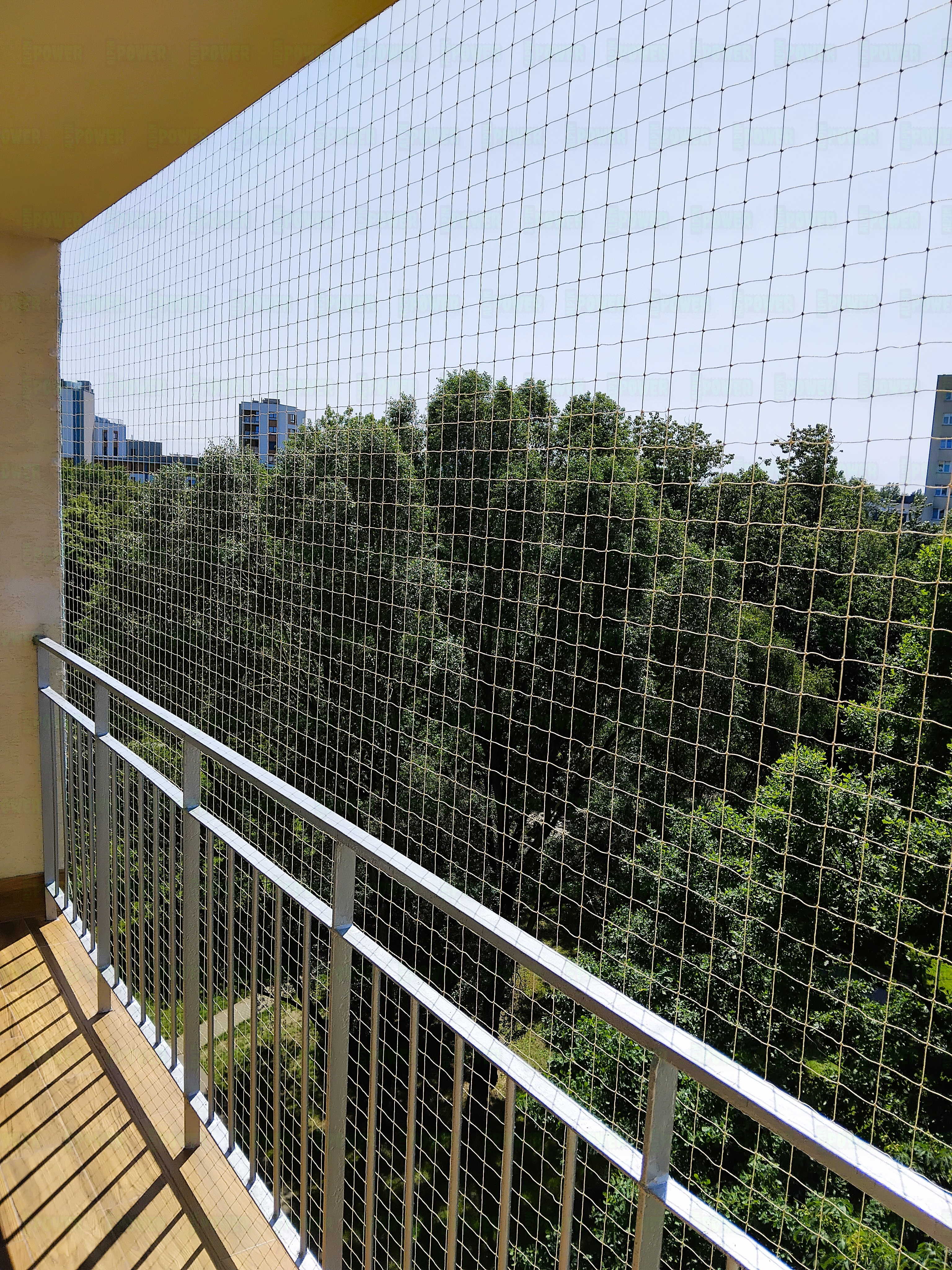 Wzmocniona siatka przeciw ptakom na balkon montaż bez wiercenia Warszawa