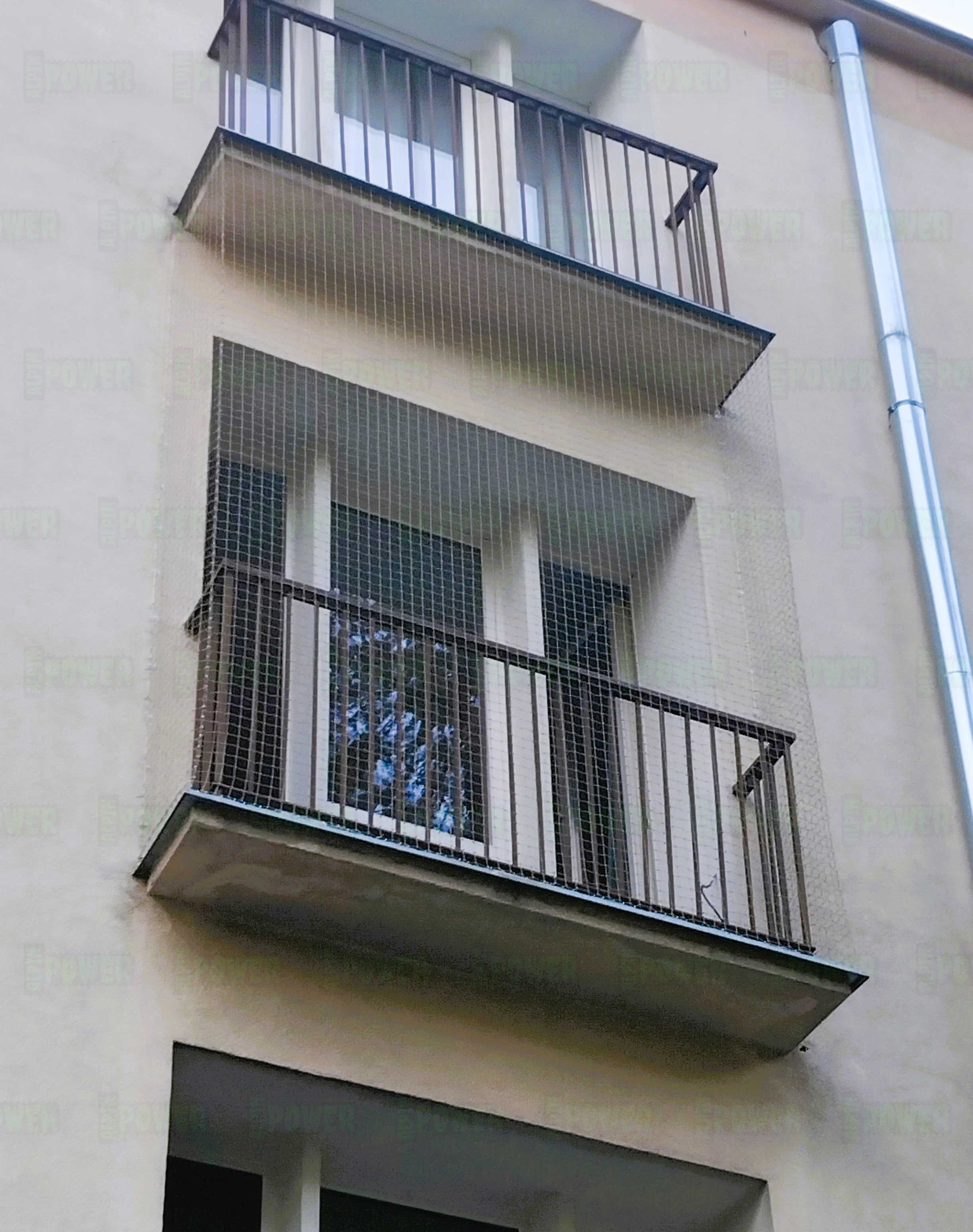  Siatka dla kotów montaż BEZINWAZYJNY