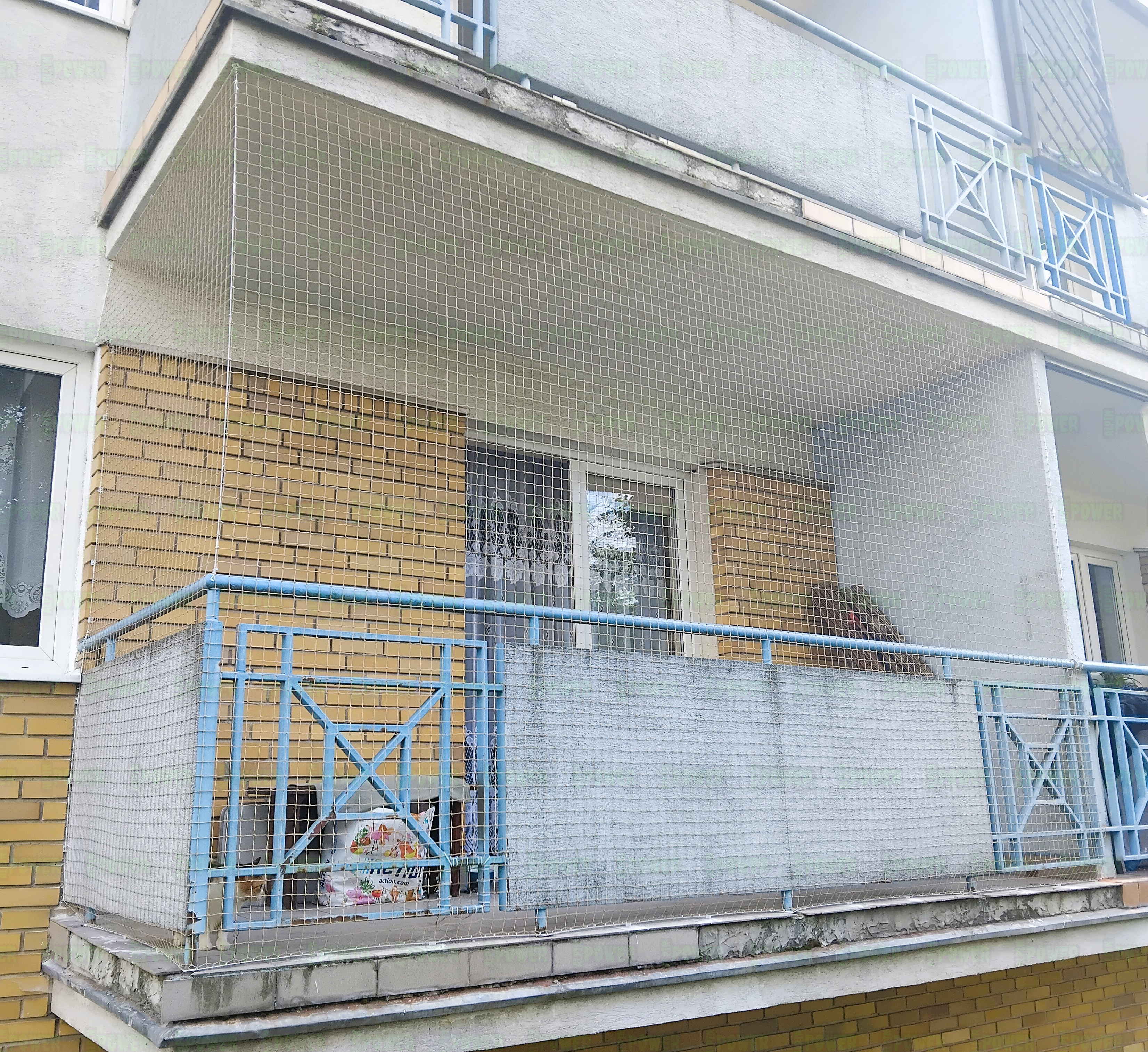  Siatka ochronna na balkon dla kotów