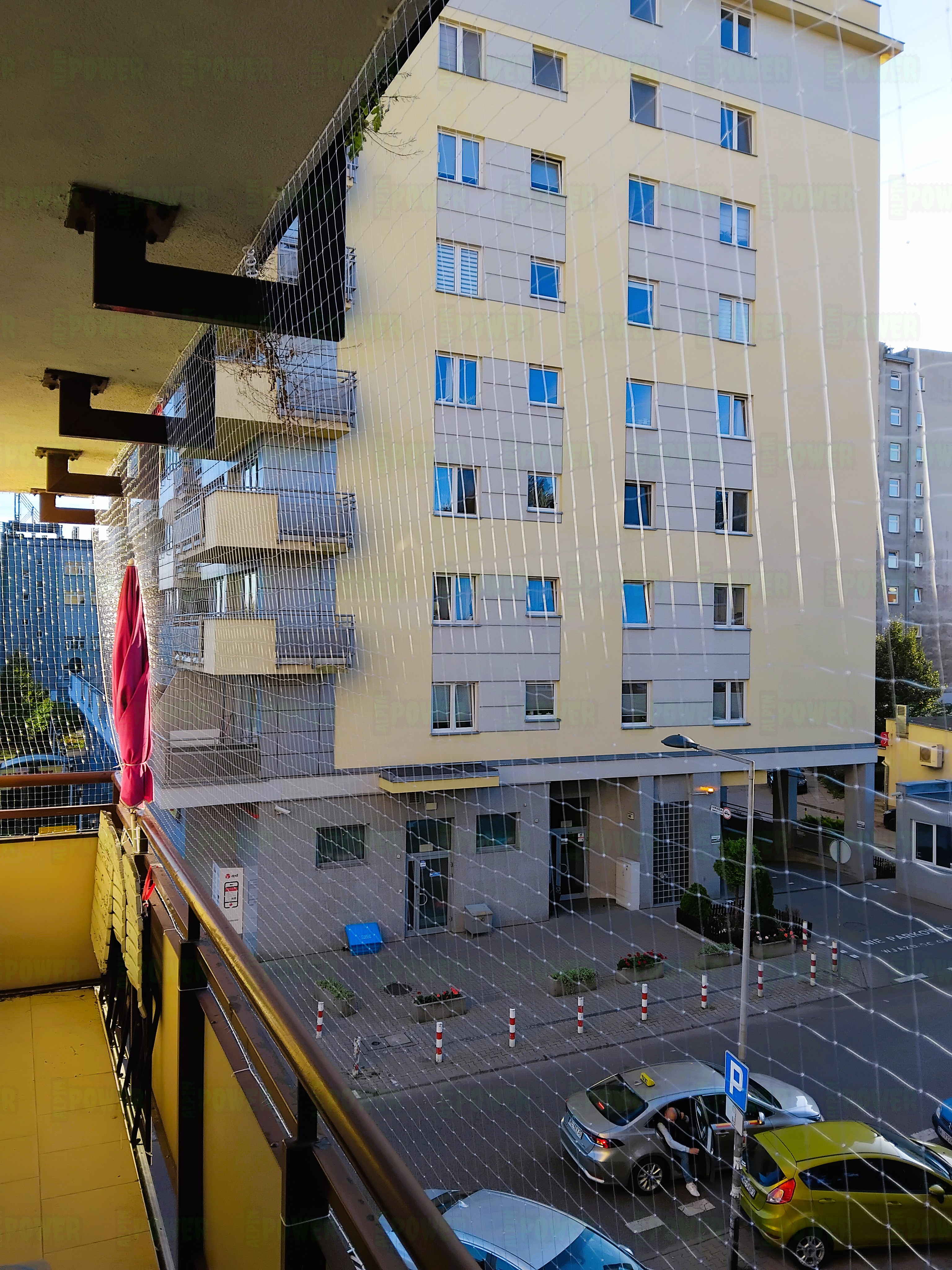 Siatka ochronna na balkon