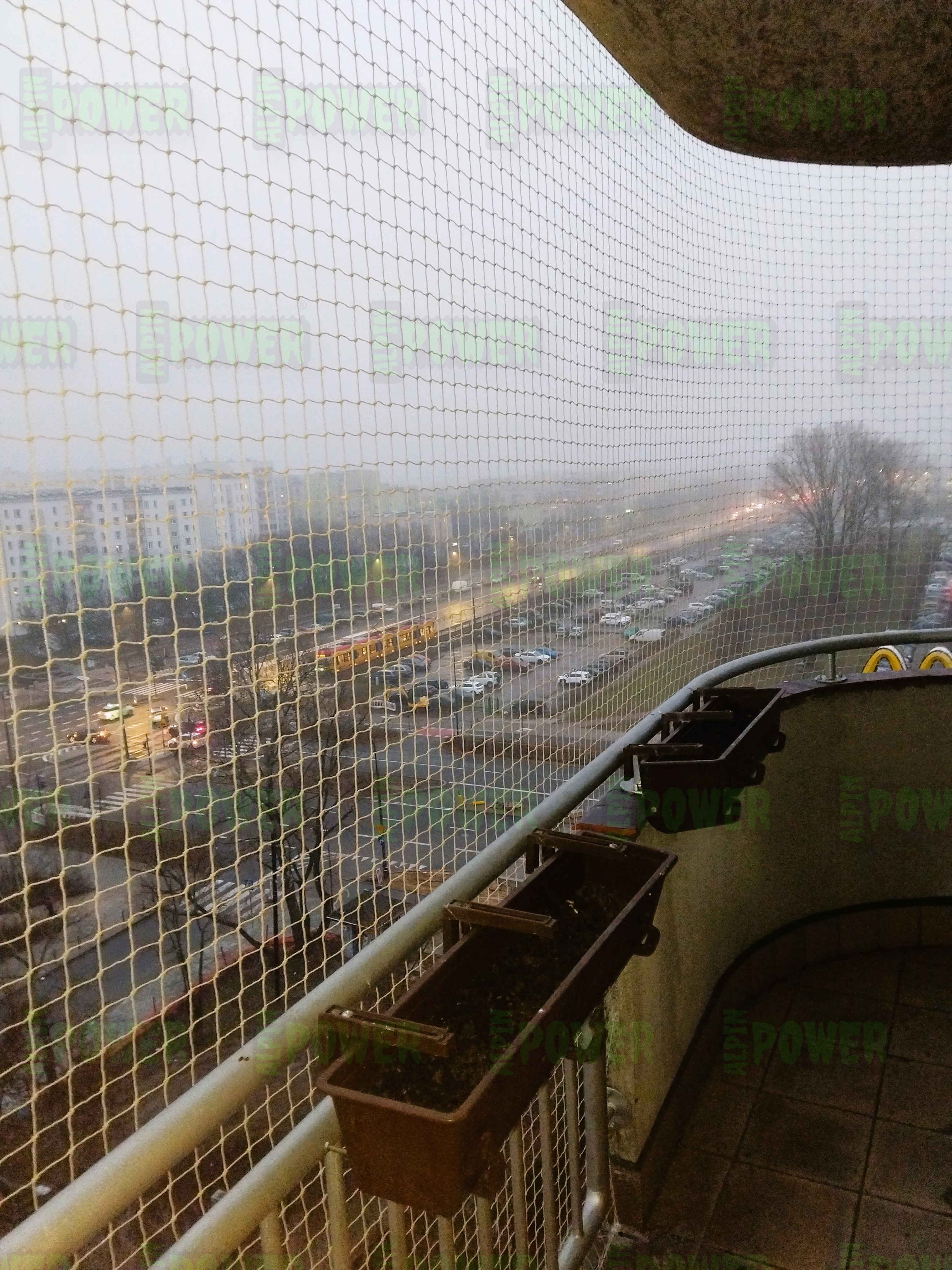 Siatka dla kota balkon