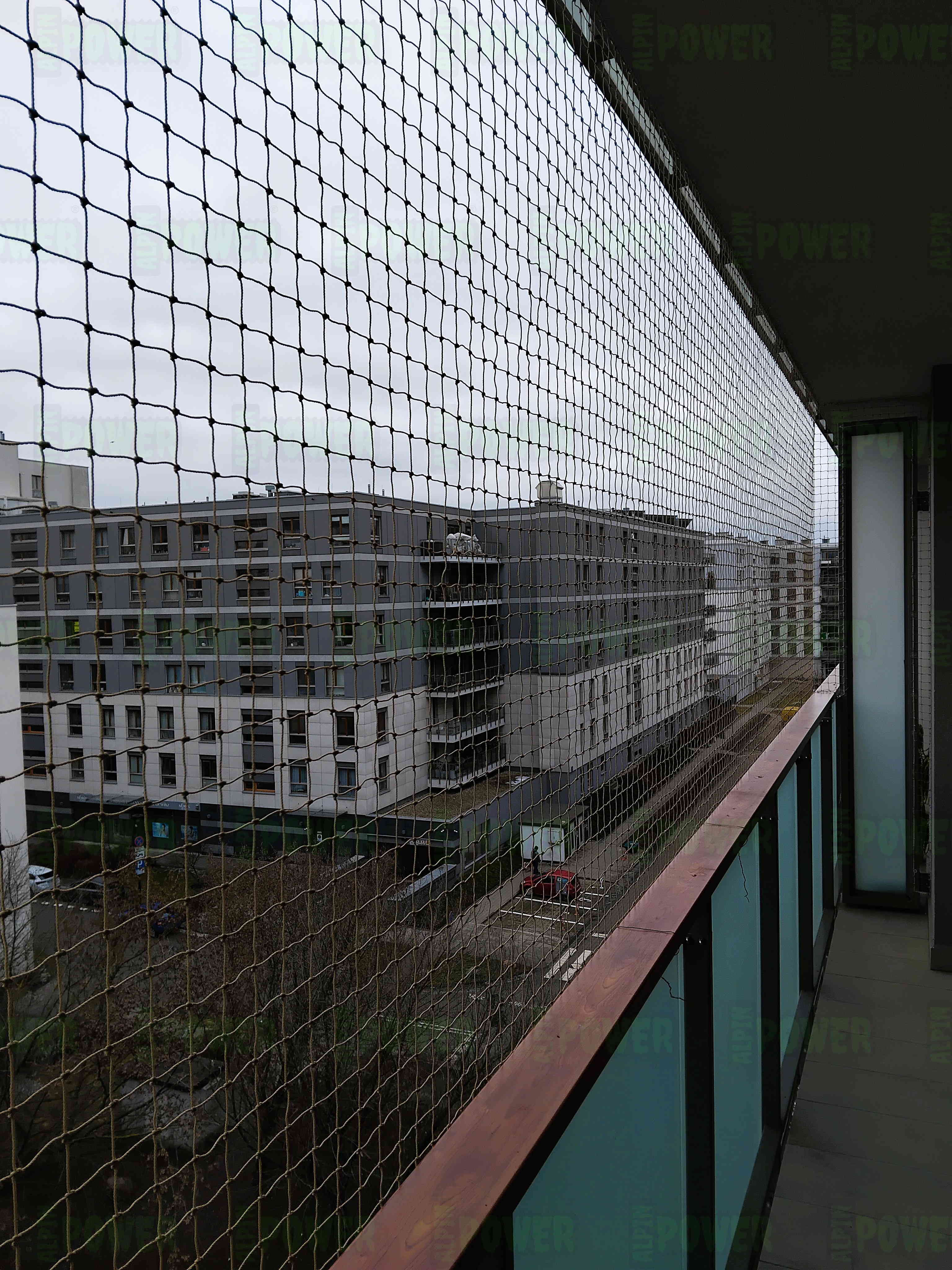  Siatka ochronna na balkon dla kota 
